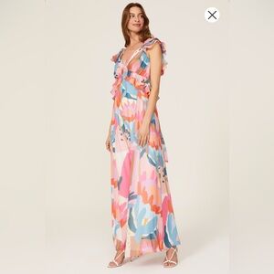 Hutch Rumi Tie Back Maxi Dress